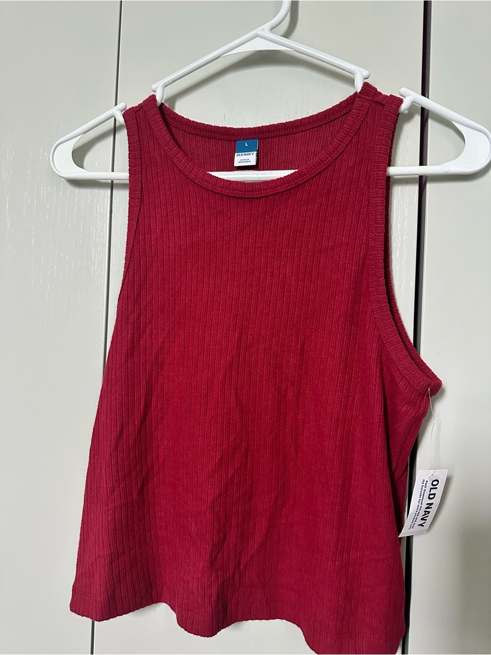 NWT Old Navy Ribbed Maroon Tank Top
